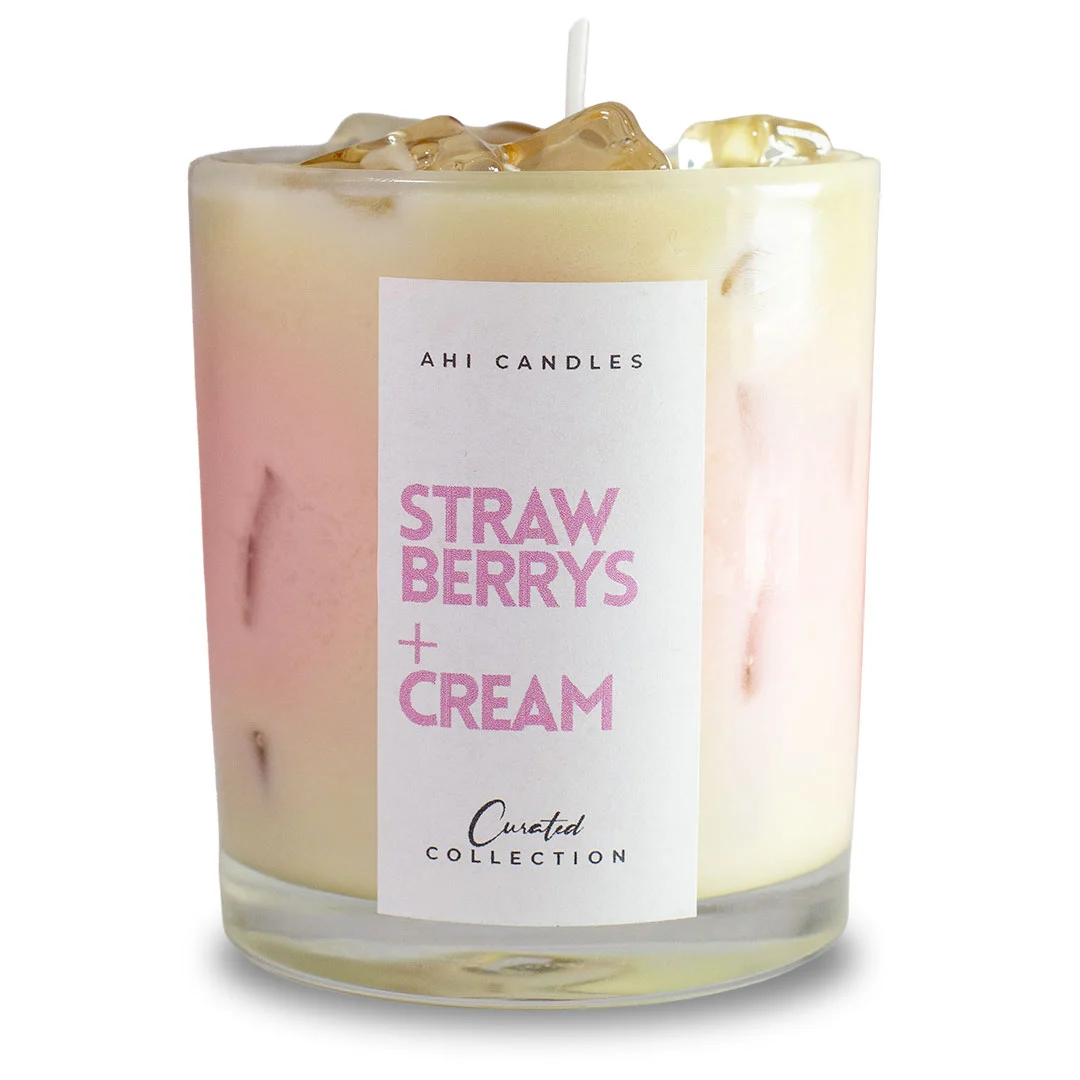 STRAWBERRIES AND CREAM CANDLE